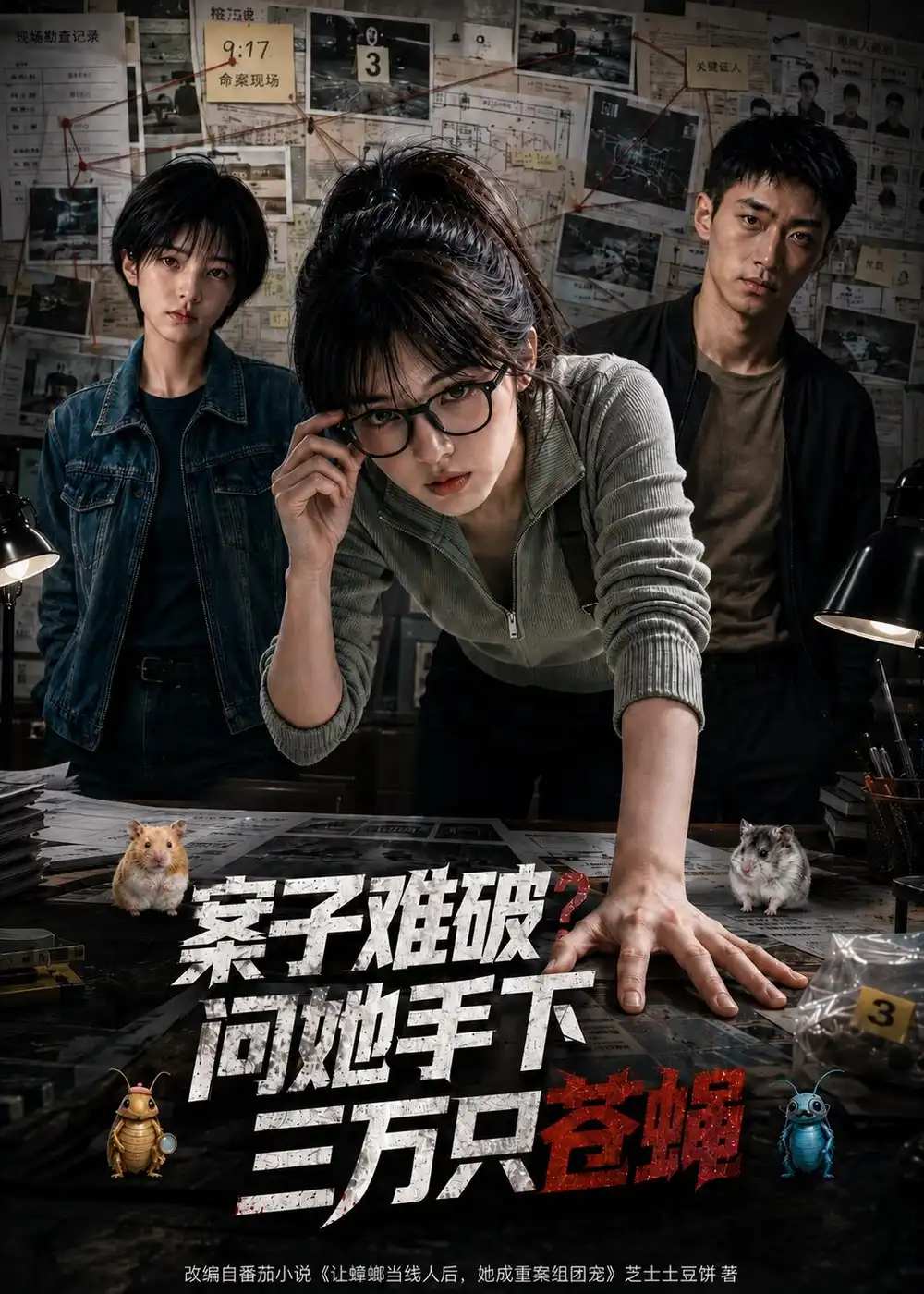 案子难破问她手下三万只苍蝇