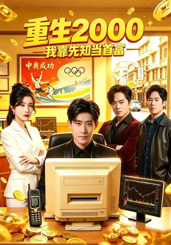 重生2000我靠先知当首富 - 短剧短剧海报图片
