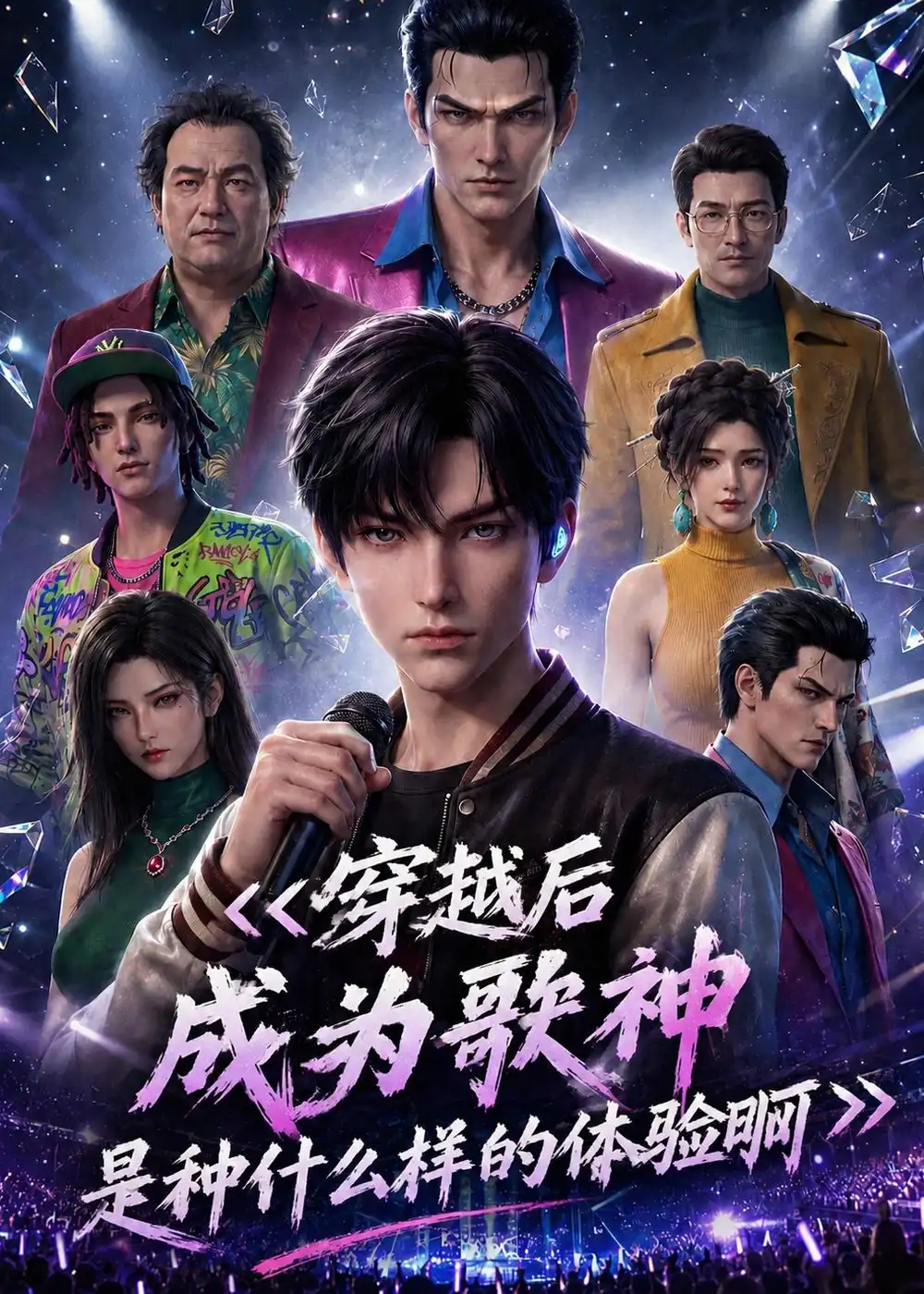 穿越后成为歌神是种什么样的体验啊 - 短剧短剧海报图片
