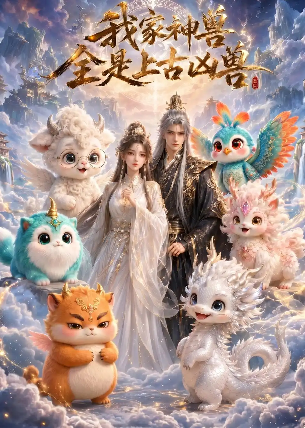 我家神兽全是上古凶兽 - 短剧短剧海报图片