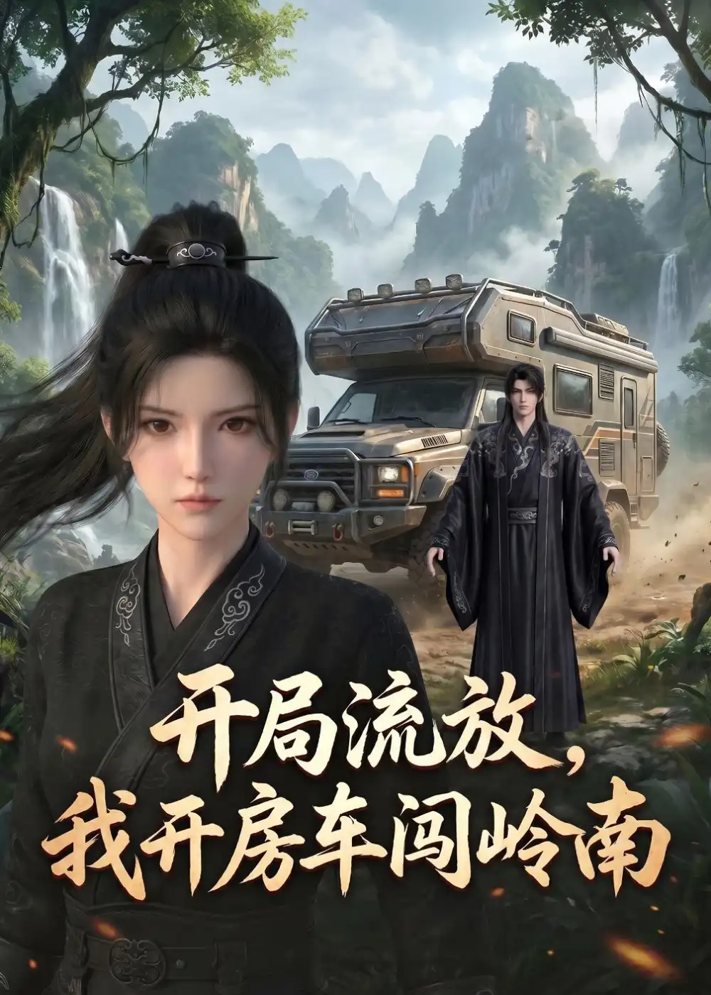 开局流放，我开房车闯岭南&开局流放我开房车闯岭南 - 短剧短剧海报图片