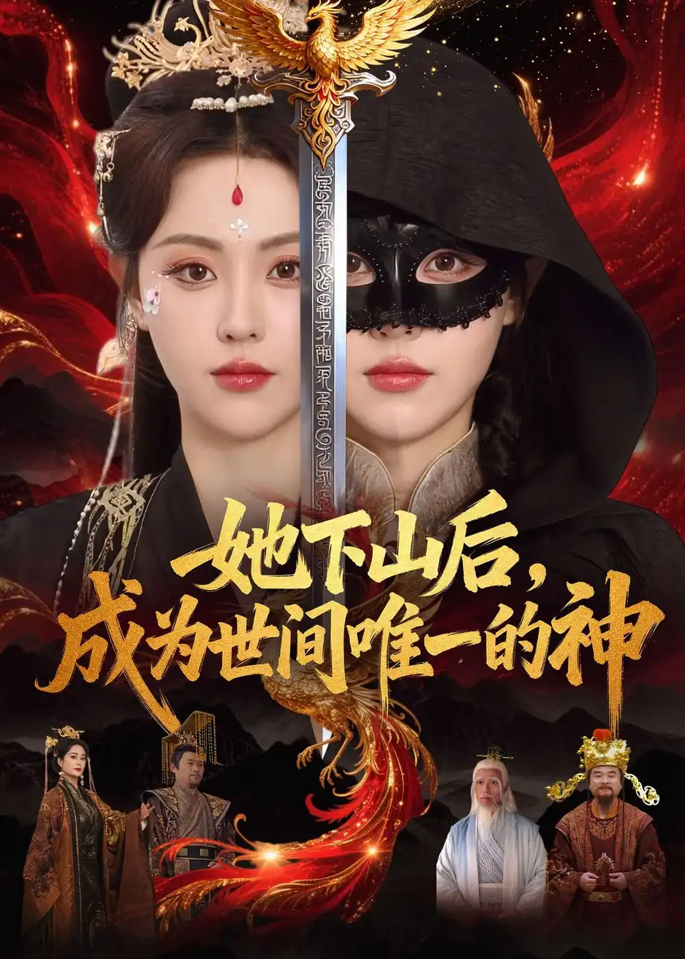 她下山后，成为世间唯一的神&她下山后成为世间唯一的神 - 短剧短剧海报图片