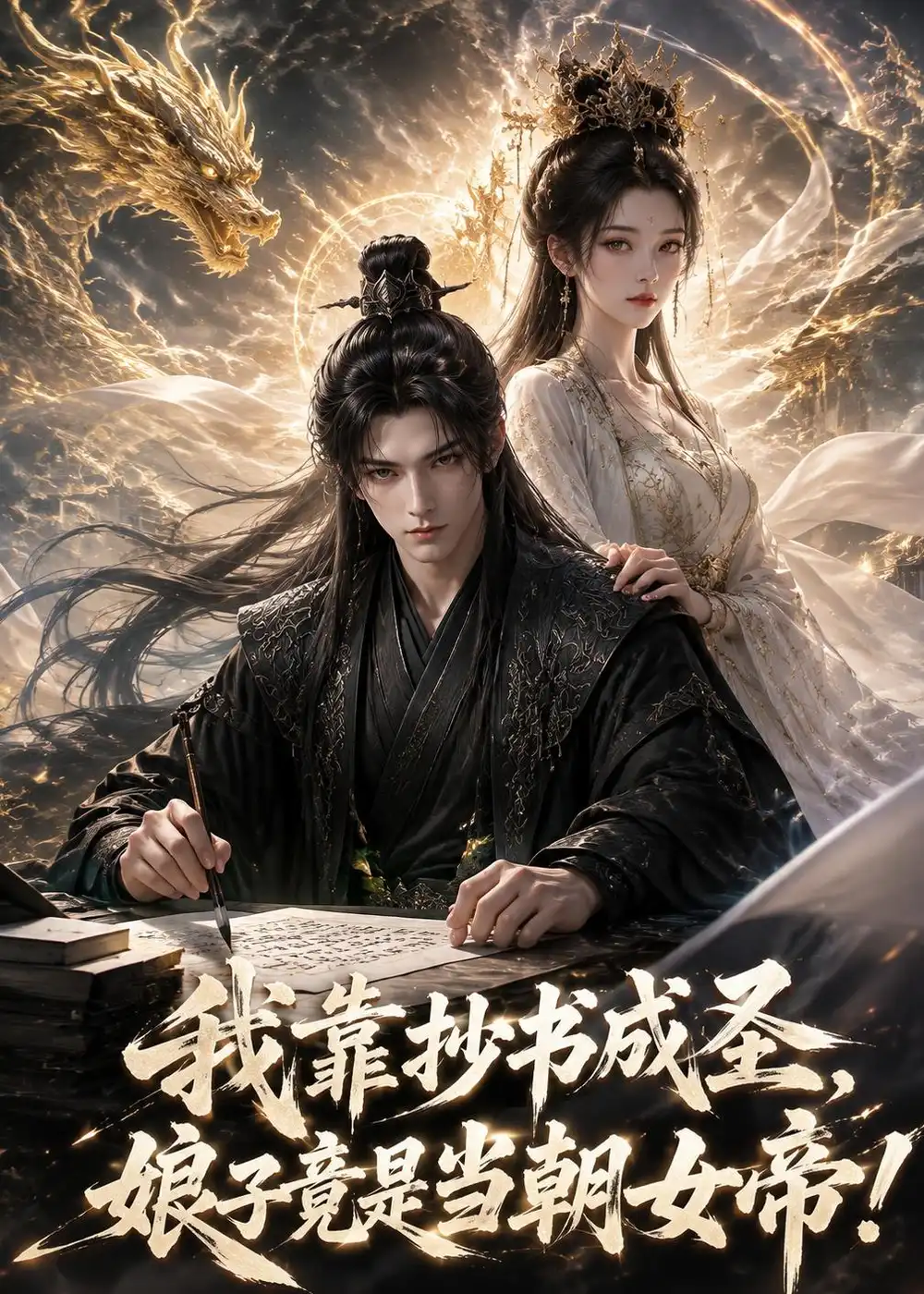 我靠抄书成圣，娘子竟是当朝女帝！&我靠抄书成圣娘子竟是当朝女帝