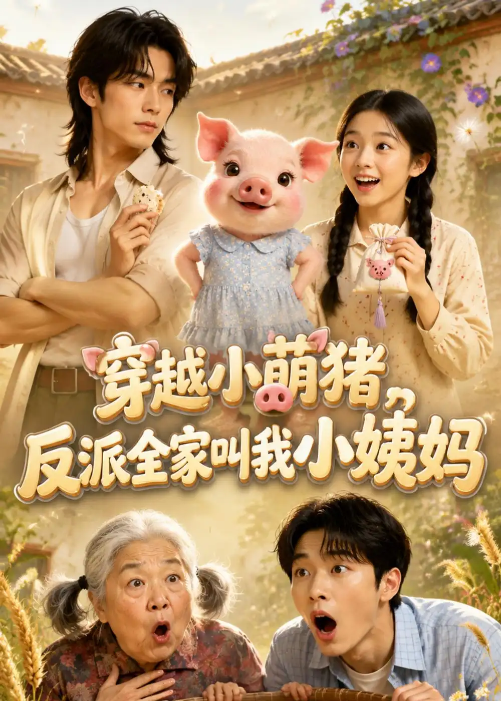 穿越小萌猪,反派全家叫我小姨妈!&穿越小萌猪反派全家叫我小姨妈(61集)AI短剧 (2026)