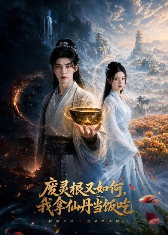 废灵根又如何，我拿仙丹当饭吃&废灵根又如何我拿仙丹当饭吃 - 短剧短剧海报图片