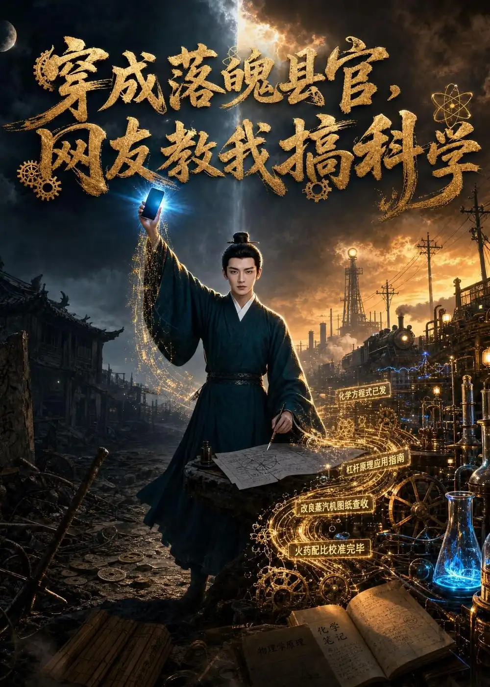 穿成落魄县官,网友教我搞科学&穿成落魄县官网友教我搞科学