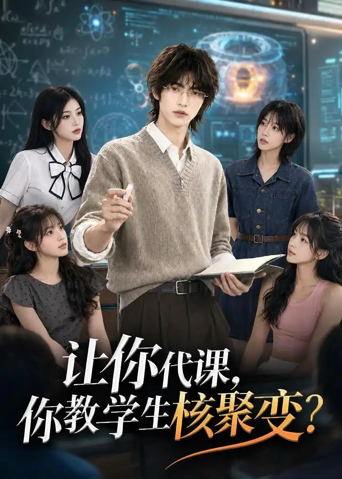 让你代课，你教学生核聚变？&让你代课你教学生核聚变？ - 短剧短剧海报图片