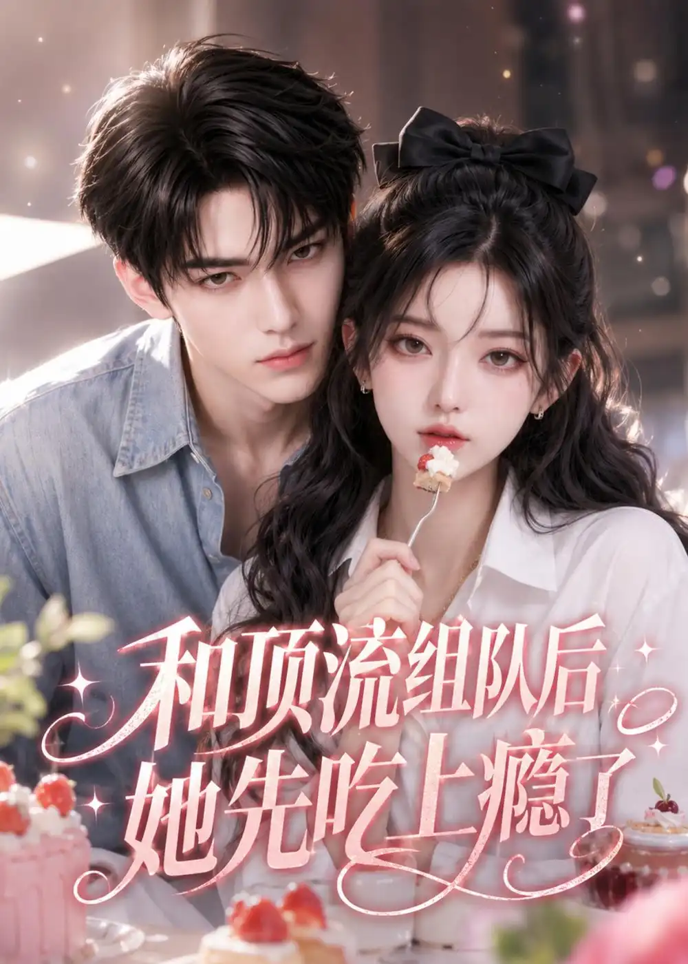 和顶流组队后，她先吃上瘾了&和顶流组队后她先吃上瘾了 - 短剧短剧海报图片