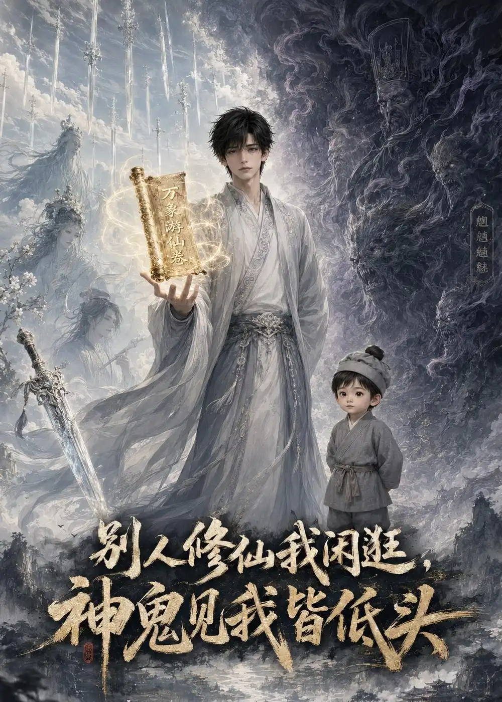 别人修仙我闲逛神鬼见我皆低头 - 短剧短剧海报图片