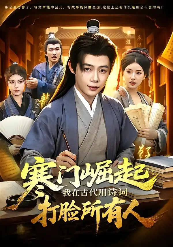寒门崛起：我在古代用诗词打脸所有人&寒门崛起我在古代用诗词打脸所有人 - 短剧短剧海报图片