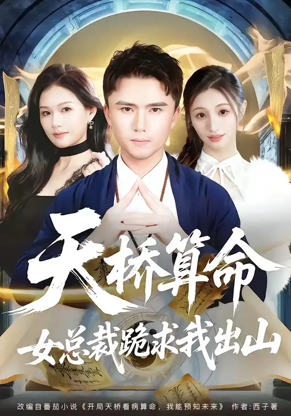 天桥算命女总裁跪求我出山 - 短剧短剧海报图片