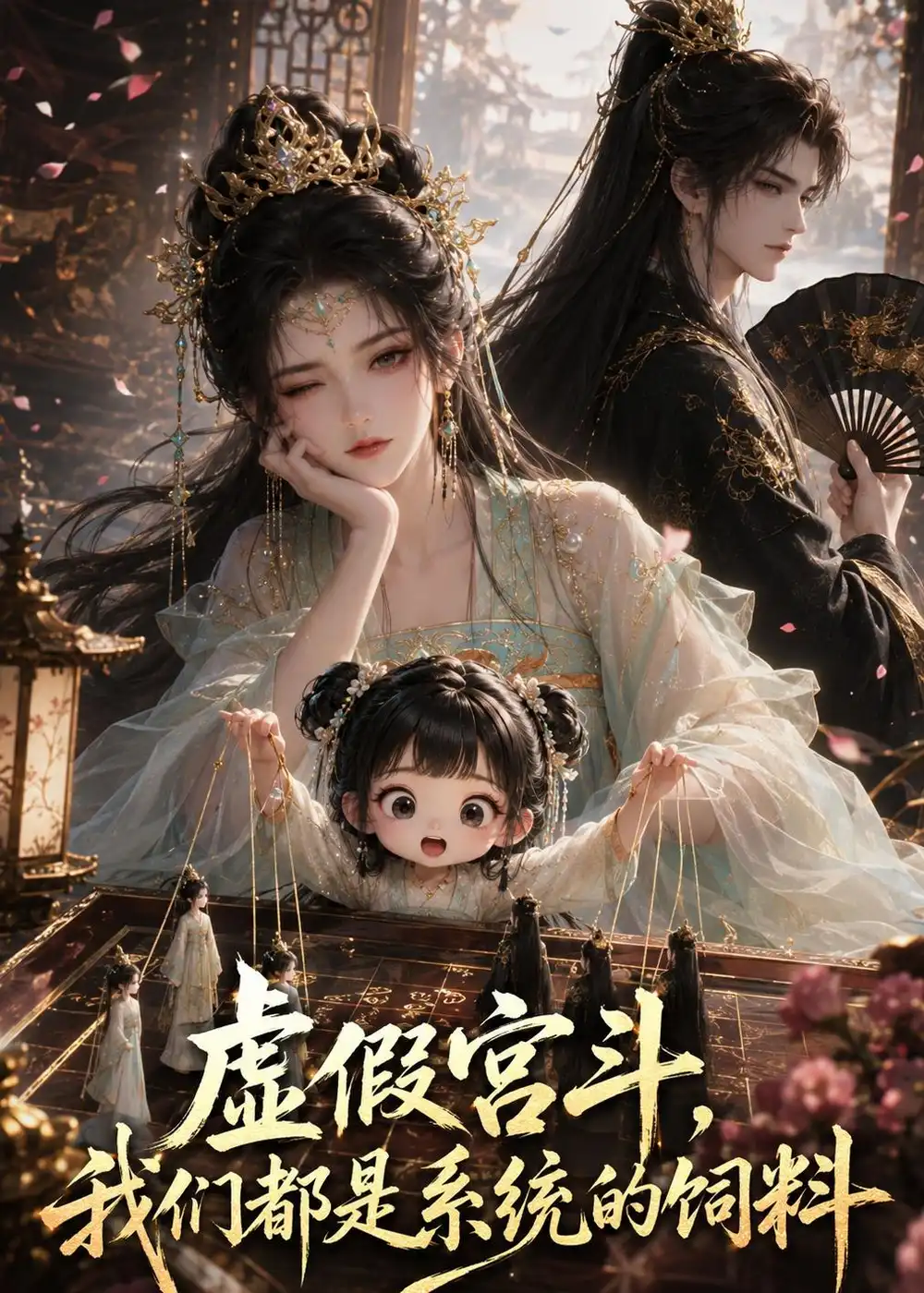 虚假宫斗，我们都是系统的饲料&虚假宫斗我们都是系统的饲料 - 短剧短剧海报图片