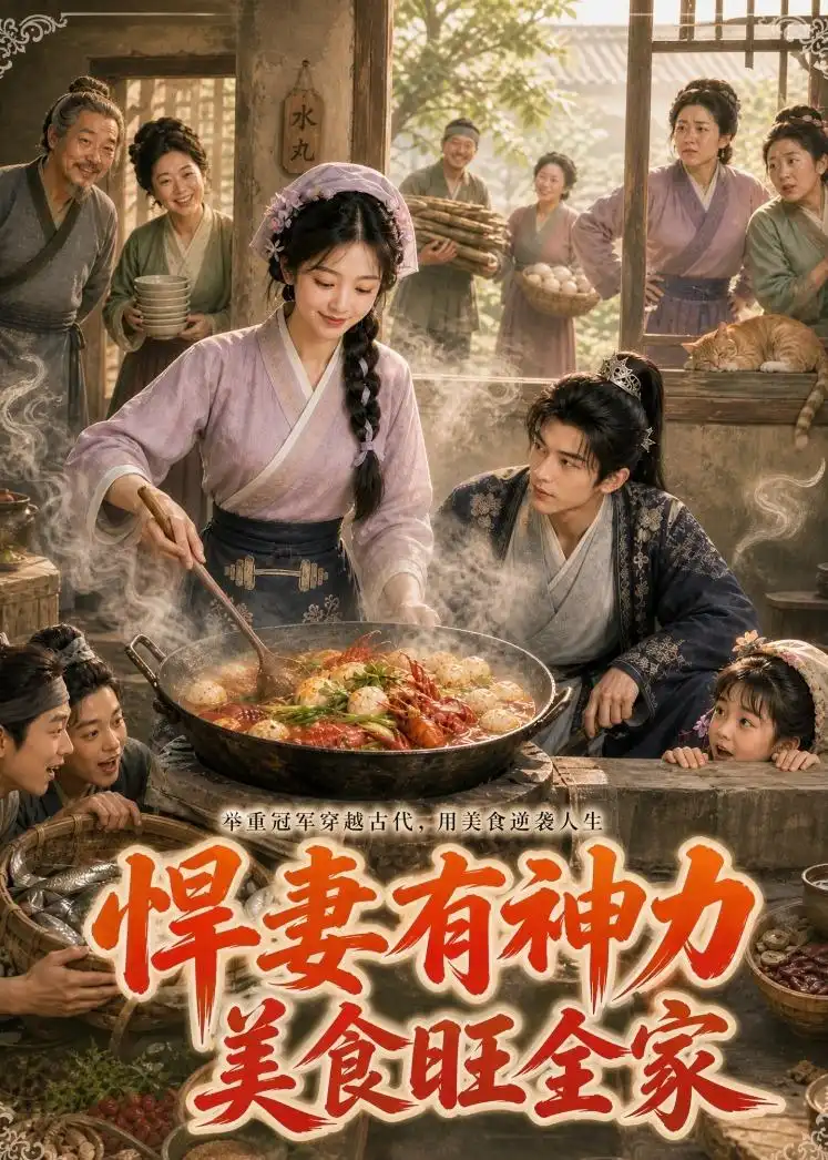 悍妻有神力，美食旺全家&悍妻有神力美食旺全家 - 短剧短剧海报图片