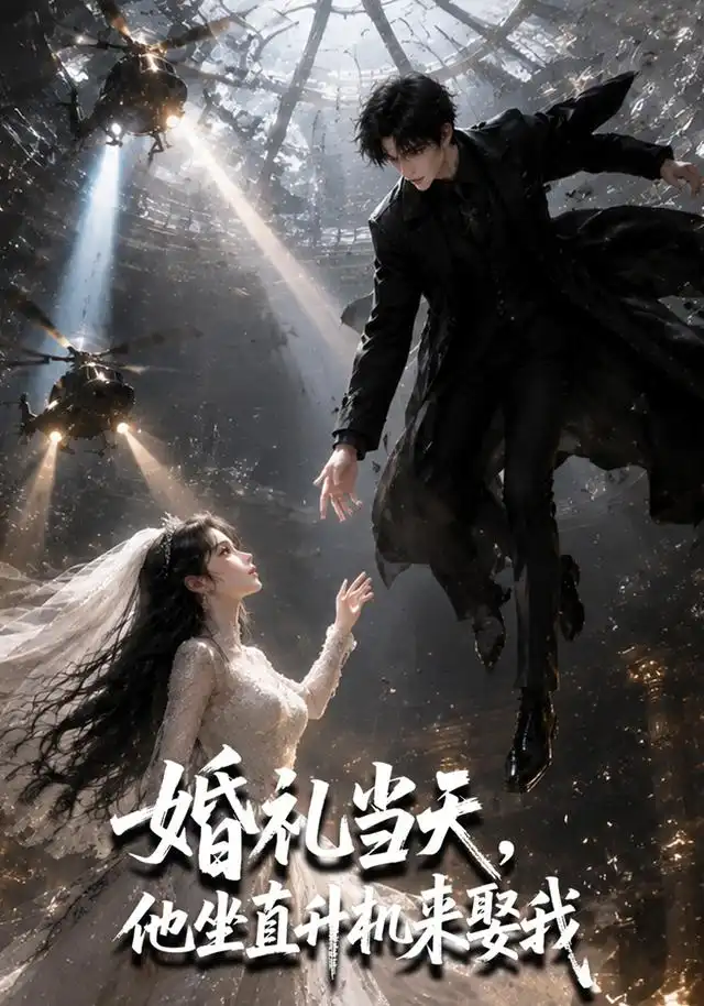 婚礼当天，他坐直升机来娶我&婚礼当天他坐直升机来娶我 - 短剧短剧海报图片