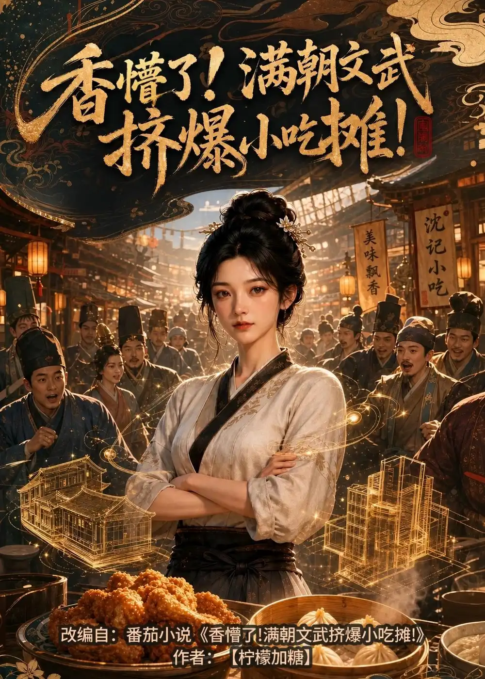 香懵了!满朝文武挤爆小吃摊!&香懵了满朝文武挤爆小吃摊