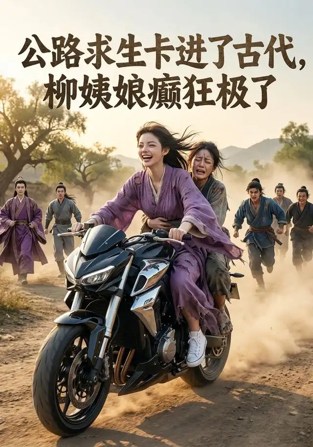 公路求生卡进了古代，柳姨娘癫狂极了&公路求生卡进了古代柳姨娘癫狂极了 - 短剧短剧海报图片