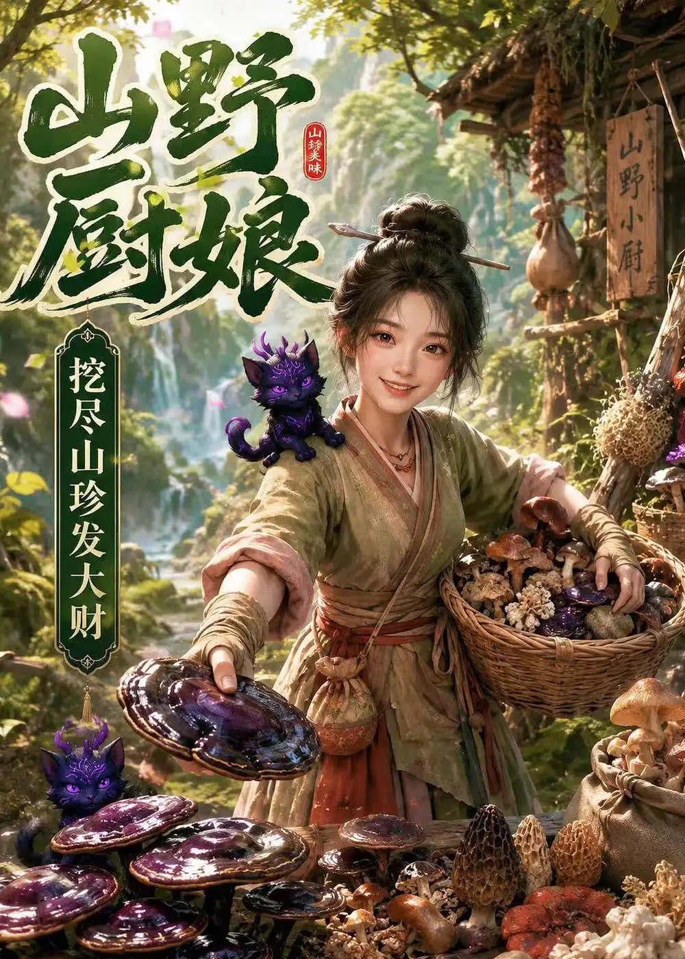 山野厨娘挖尽山珍发大财