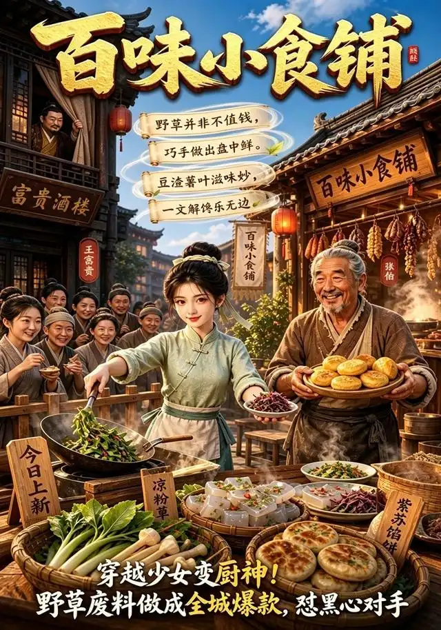 百味小食铺 - 短剧短剧海报图片