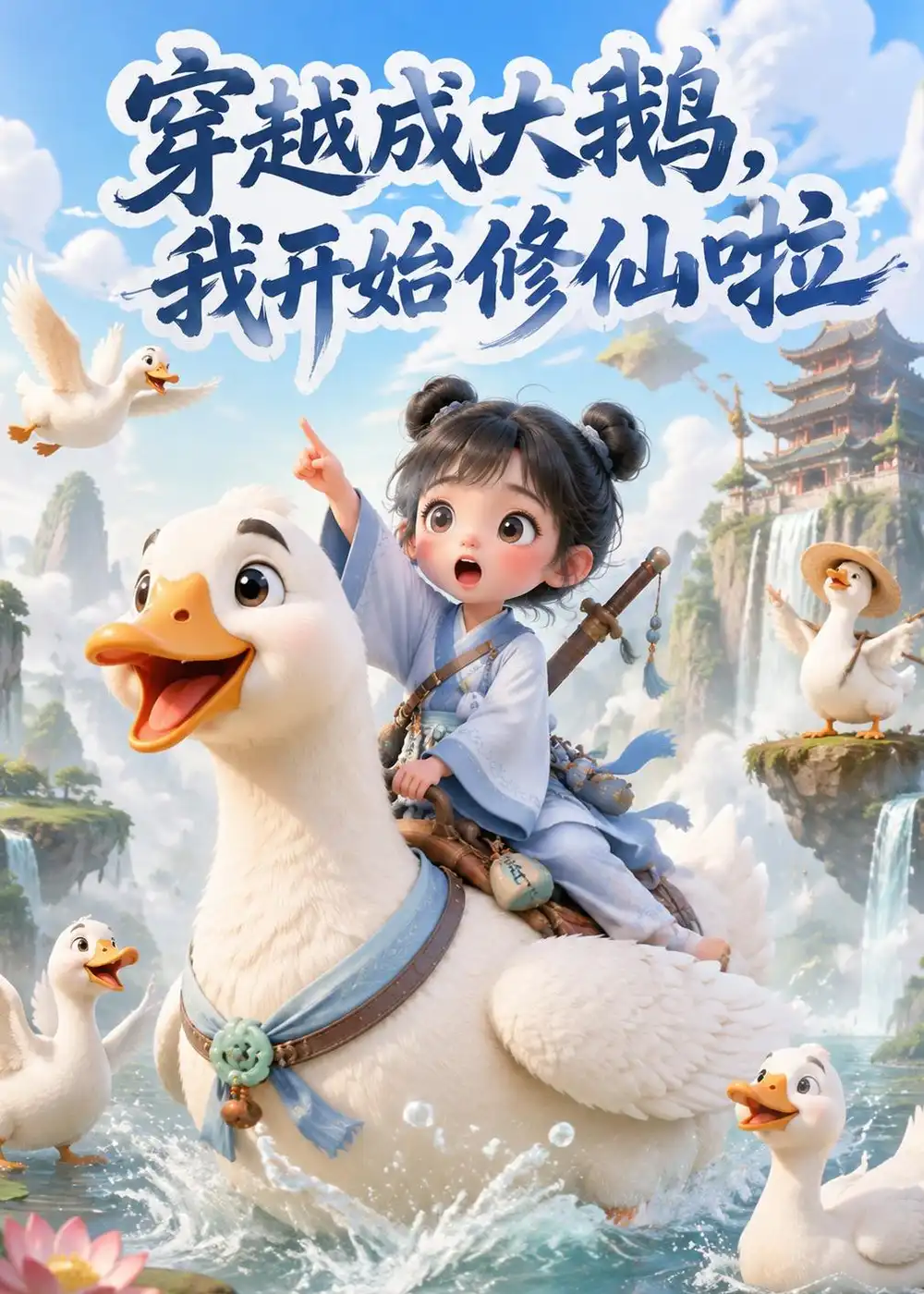穿越成大鹅,我开始修仙啦&穿越成大鹅我开始修仙啦