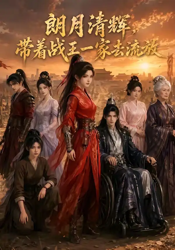 朗月清辉，带着战王一家去流放&朗月清辉带着战王一家去流放 - 短剧短剧海报图片