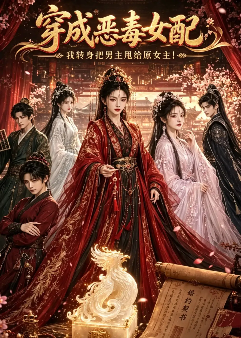 穿成恶毒女配，我转身把男主甩给原女主！&穿成恶毒女配我转身把男主甩给原女主 - 短剧短剧海报图片