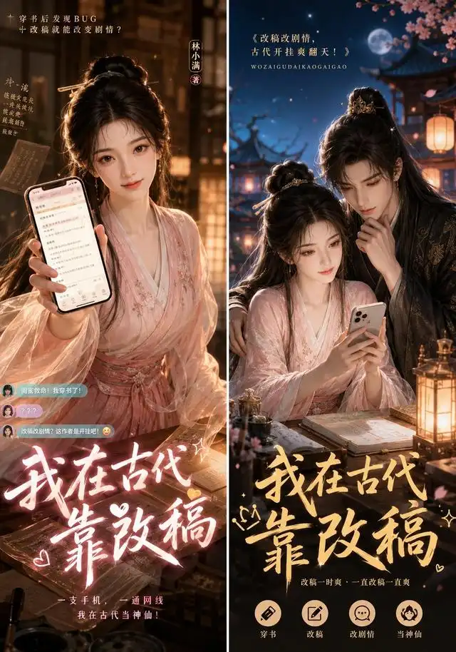 我在古代靠改稿 - 短剧短剧海报图片