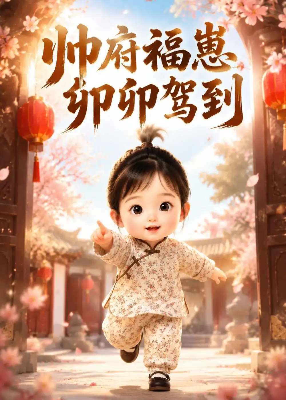 帅府福崽，卯卯驾到&帅府福崽卯卯驾到 - 短剧短剧海报图片