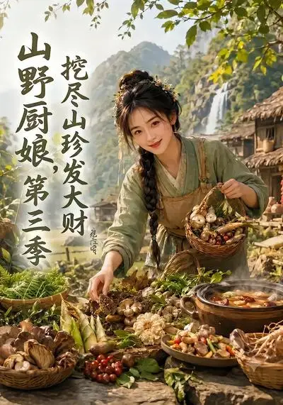 山野厨娘，挖尽山珍发大财,第三季&山野厨娘挖尽山珍发大财第三季 - 短剧短剧海报图片