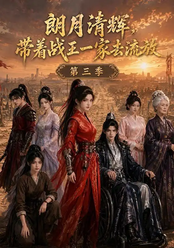 朗月清辉，带着战王一家去流放第三季&朗月清辉带着战王一家去流放第三季 - 短剧短剧海报图片