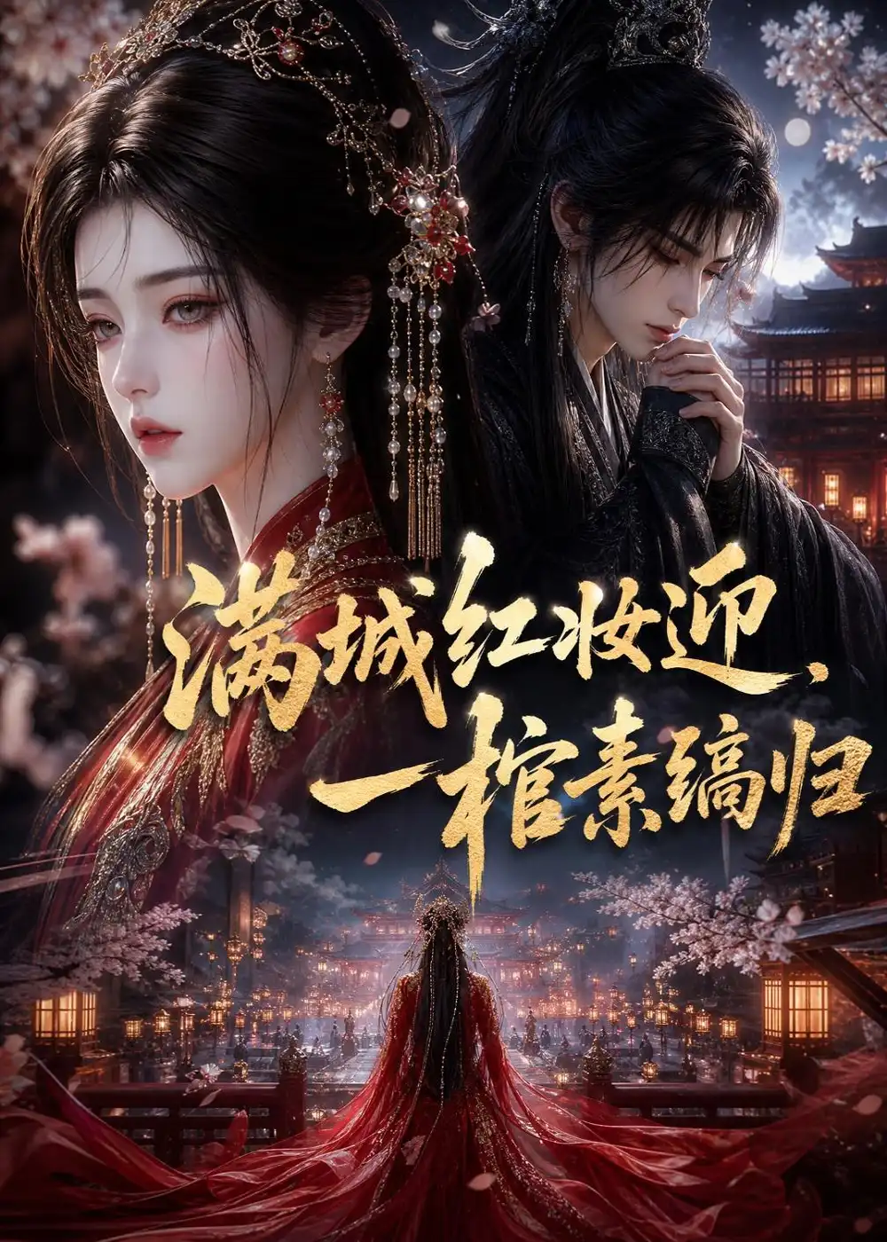满城红妆迎,一棺素缟归&满城红妆迎一棺素缟归