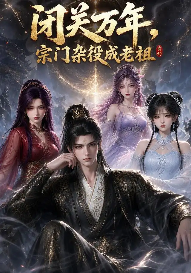 闭关万年，宗门杂役成老祖&闭关万年宗门杂役成老祖 - 短剧短剧海报图片