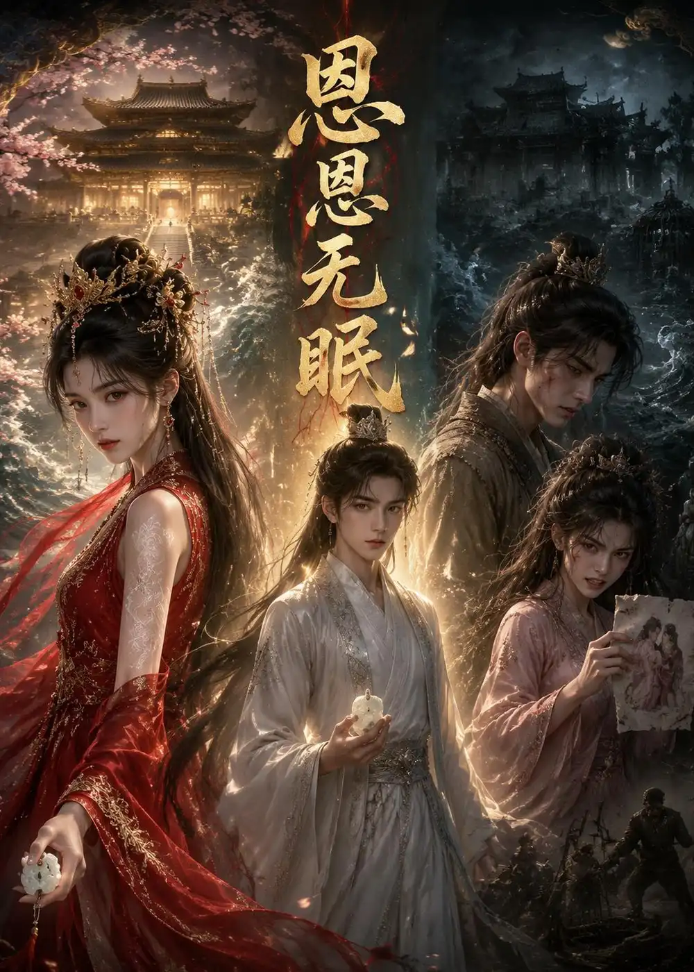 恩恩无眠 - 短剧短剧海报图片