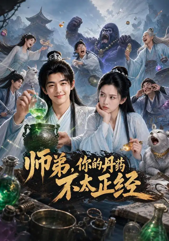 师弟，你的丹药太不正经&师弟你的丹药太不正经 - 短剧短剧海报图片