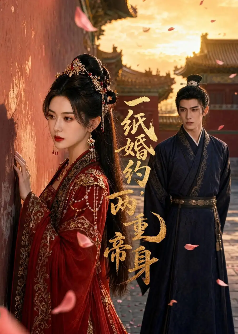 一纸婚约，两重帝身&一纸婚约两重帝身 - 短剧短剧海报图片