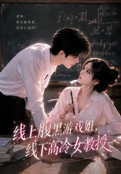 线上腹黑游戏姐，线下高冷女教授&线上腹黑游戏姐线下高冷女教授 - 短剧短剧海报图片