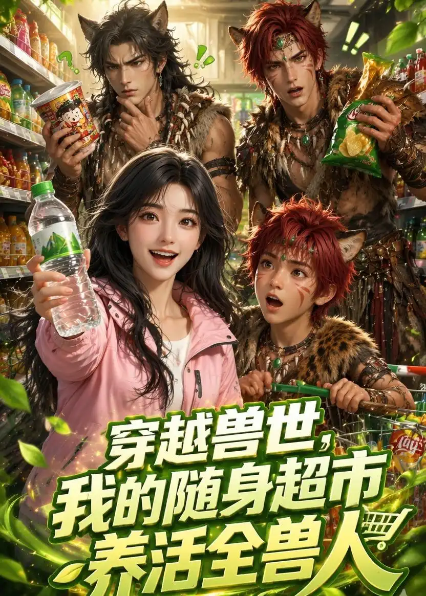 穿越兽世，我的随身超市养活全兽人&穿越兽世我的随身超市养活全兽人 - 短剧短剧海报图片