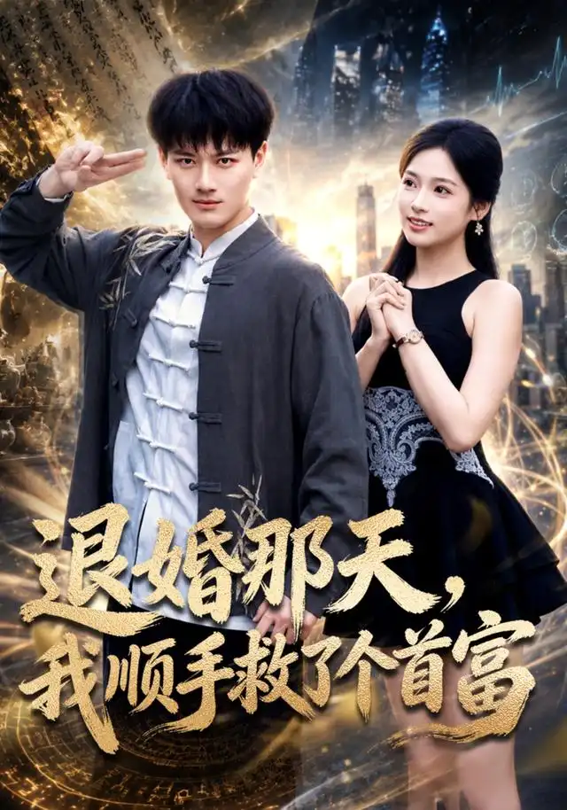 退婚那天，我顺手救了个首富&退婚那天我顺手救了个首富 - 短剧短剧海报图片