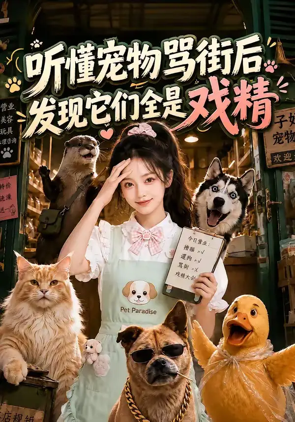 听懂宠物骂街后发现它们全是戏精 - 短剧短剧海报图片