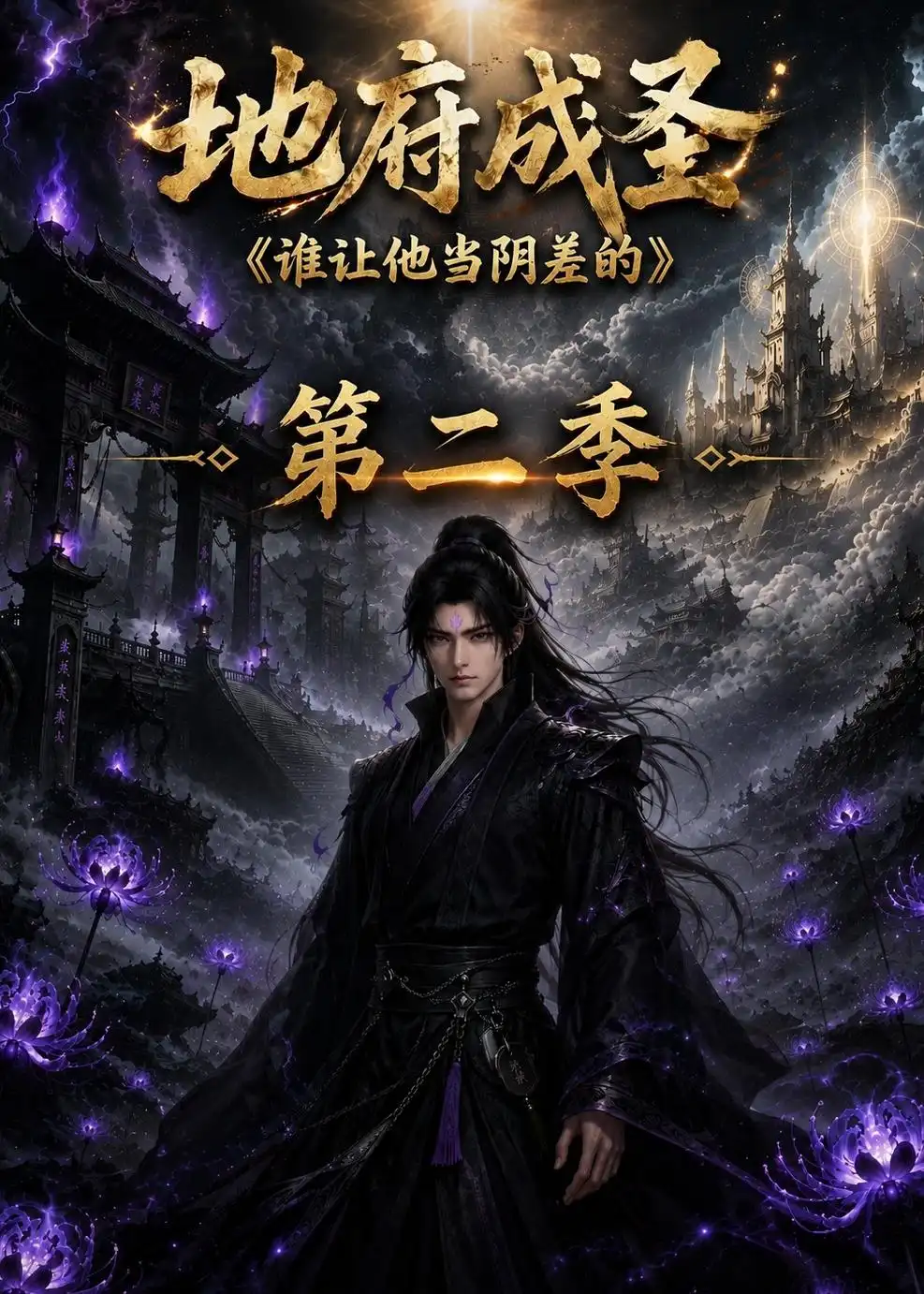 动漫《 地府成圣谁让他当阴差的第二季 - 短剧短剧海报图片