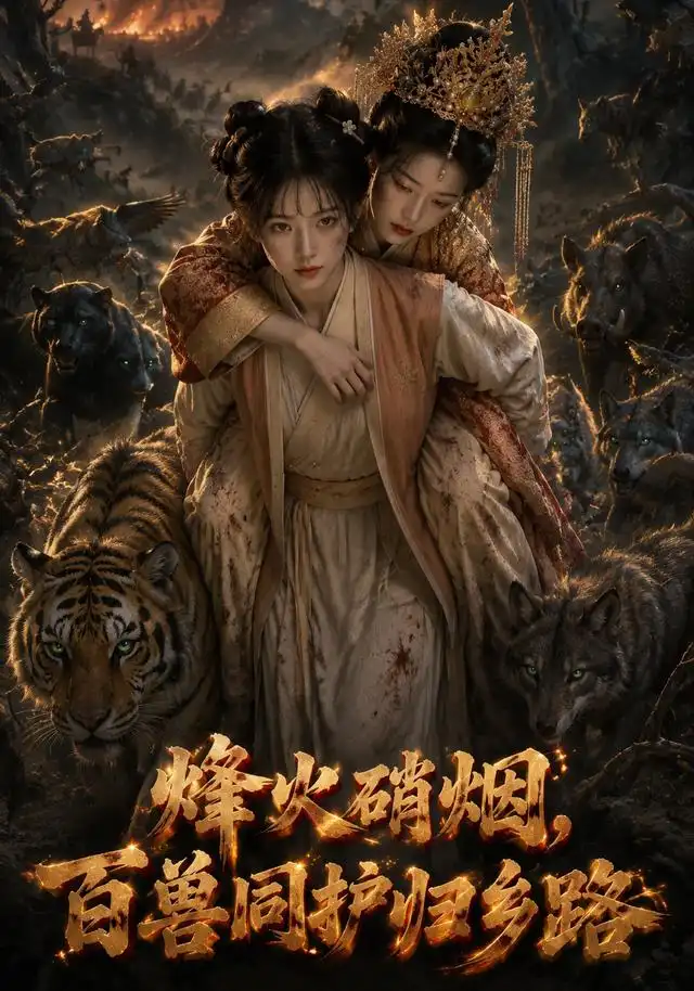 烽火硝烟，百兽同护归乡路&烽火硝烟百兽同护归乡路 - 短剧短剧海报图片