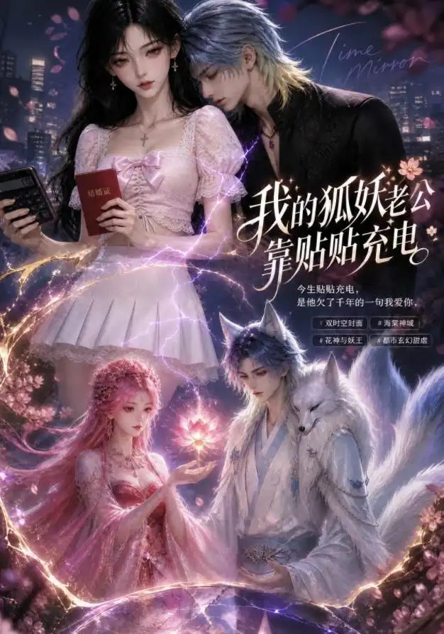 我的狐妖老公靠贴贴充电 - 短剧短剧海报图片