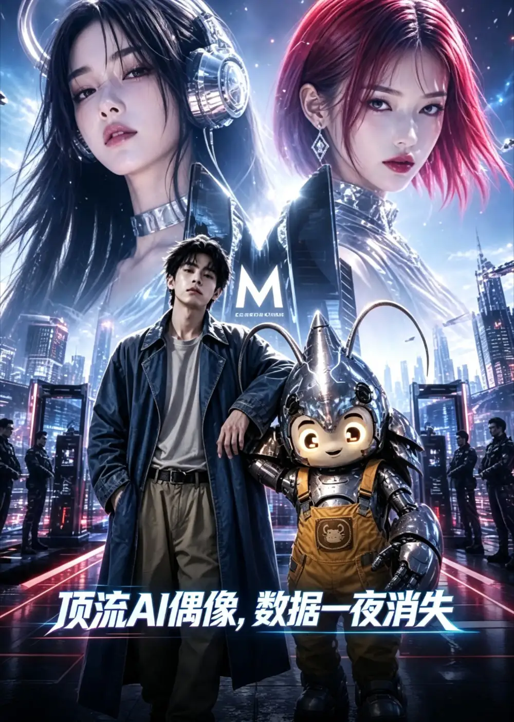 顶流AI偶像,数据一夜消失&顶流AI偶像数据一夜消失