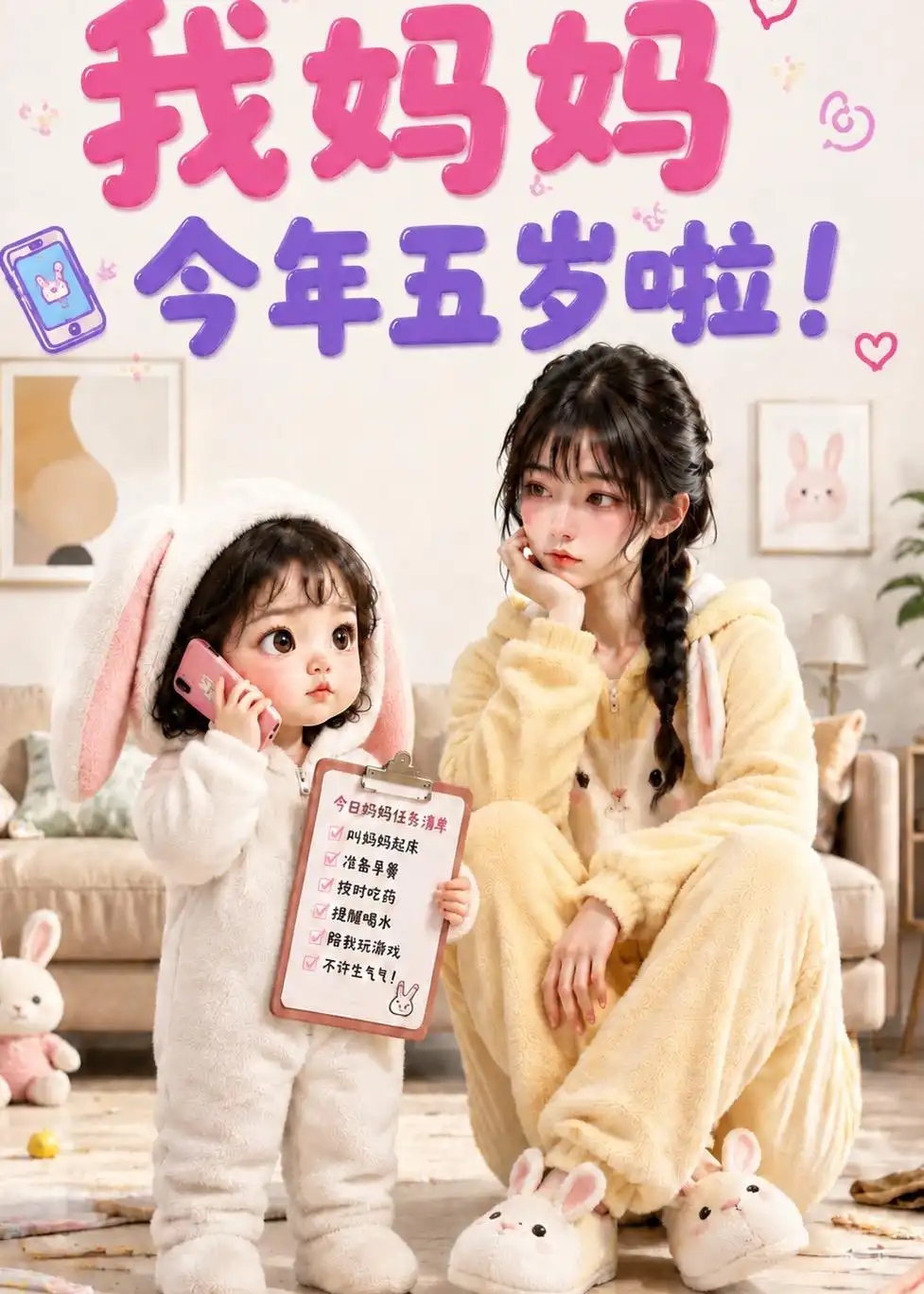 我妈妈今年五岁啦