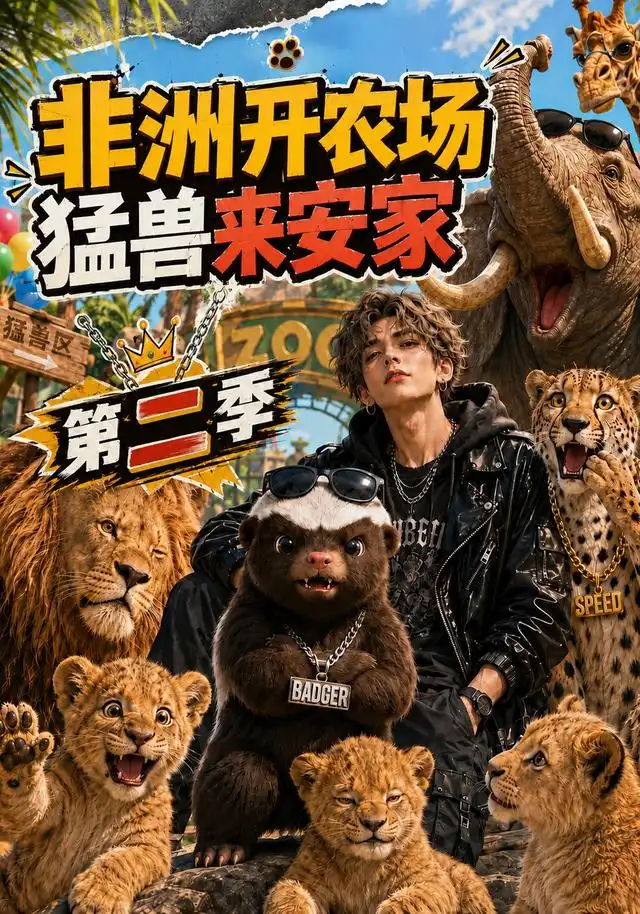 非洲开农场,猛兽来安家第二季&非洲开农场猛兽来安家第二季