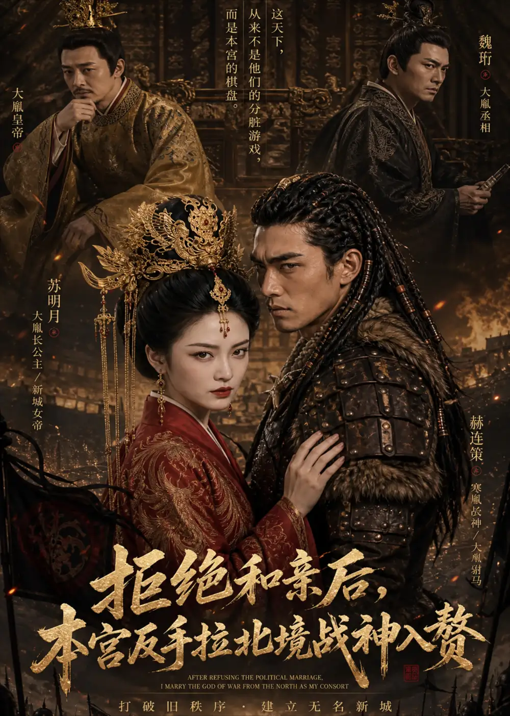 拒绝和亲后,本宫反手拉北境战神入赘&拒绝和亲后本宫反手拉北境战神入赘