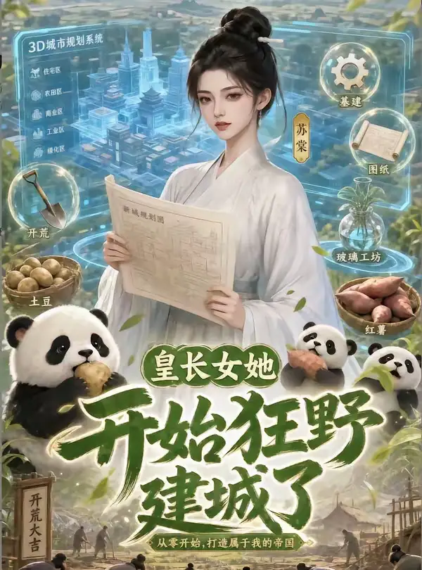 皇长女她开始狂野建城了 - 短剧短剧海报图片