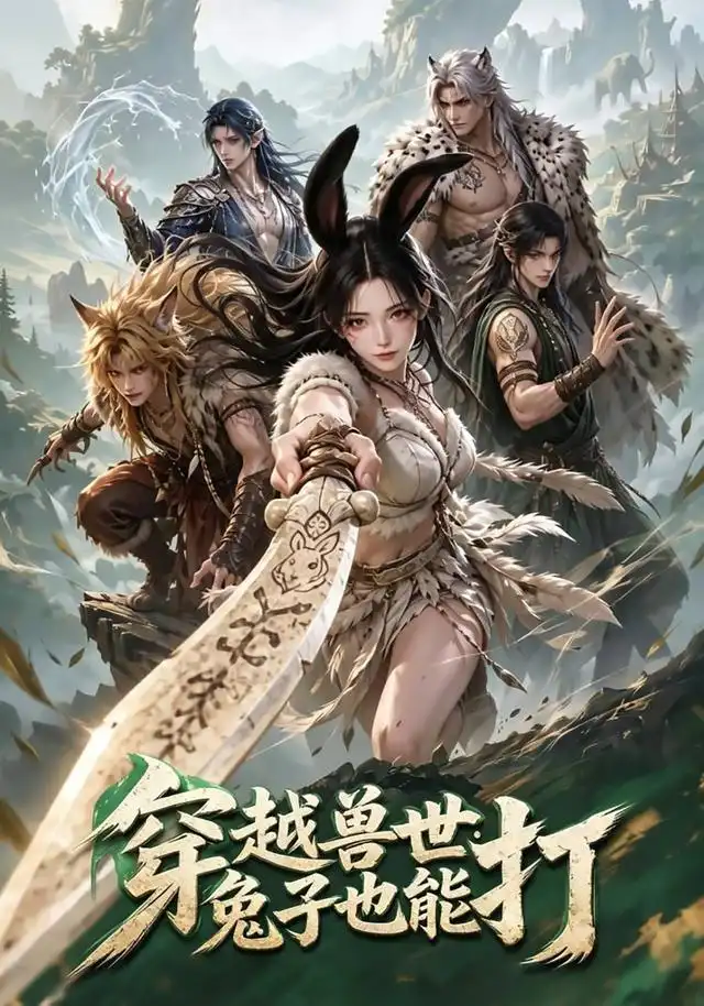 穿越兽世，兔子也能打&穿越兽世兔子也能打 - 短剧短剧海报图片