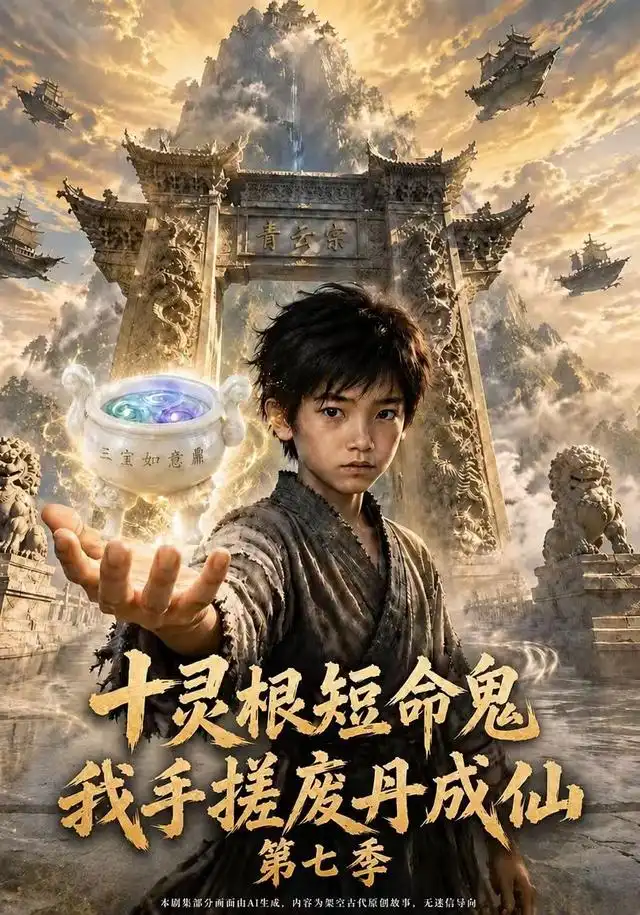 十灵根短命鬼？我手搓废丹成仙第七季 - 短剧短剧海报图片
