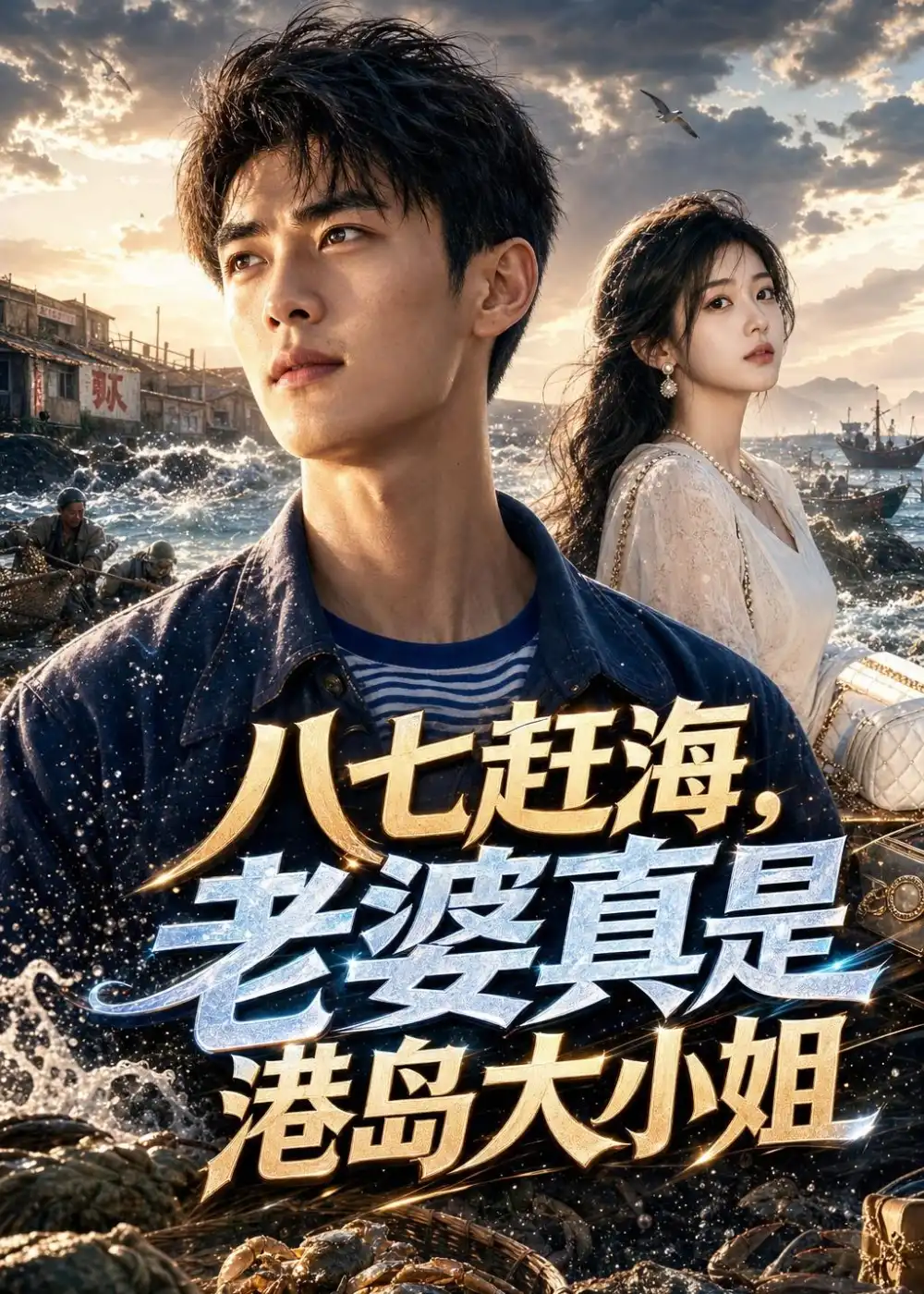 八七赶海老婆真是港岛大小姐