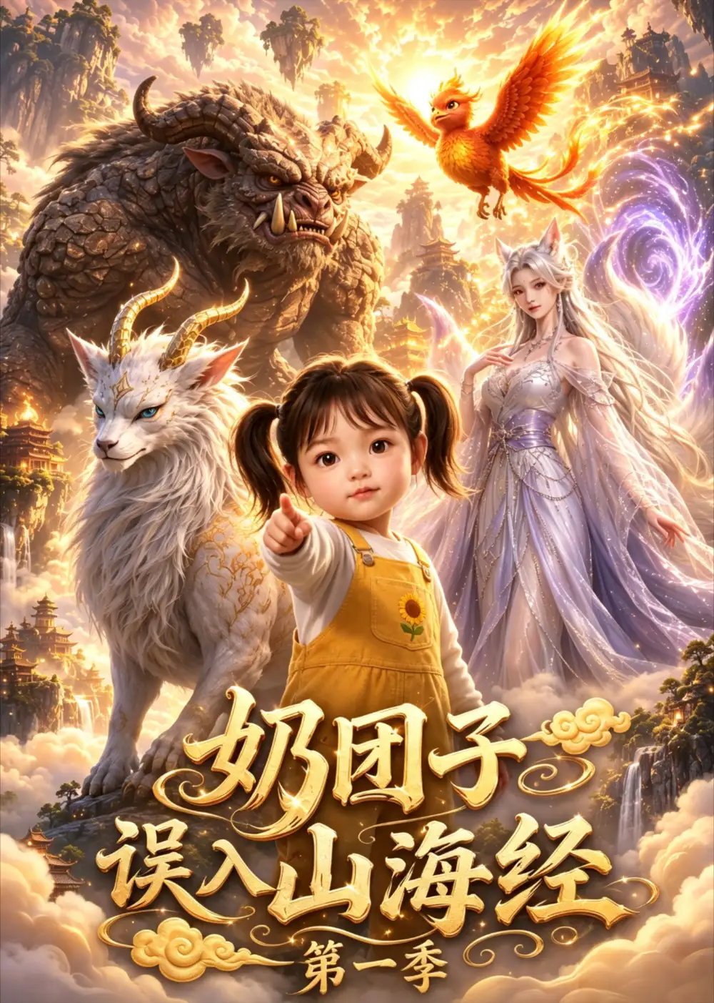 奶团子误入山海经第一季 - 短剧短剧海报图片